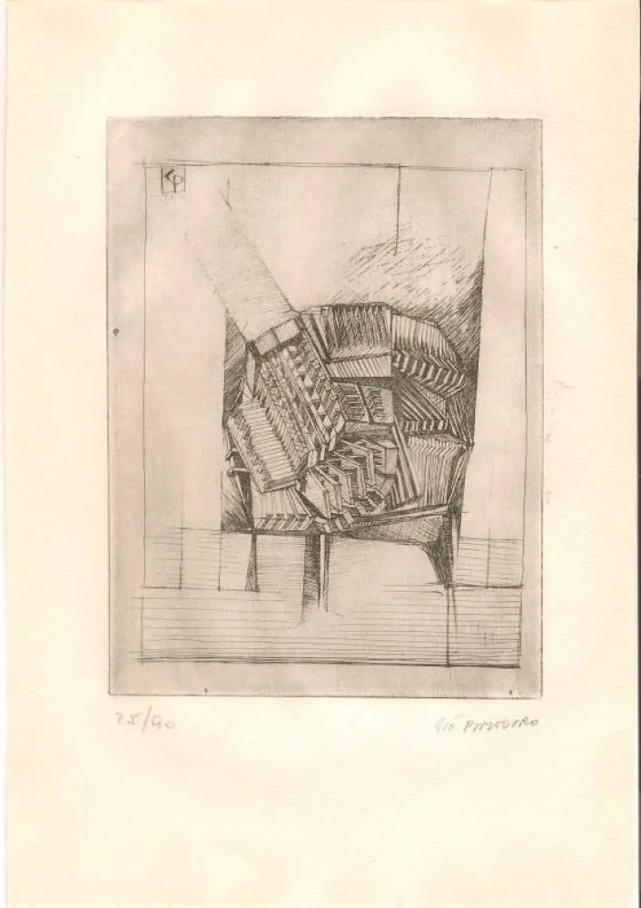 版画 Pomodoro - SENZA TITOLO
