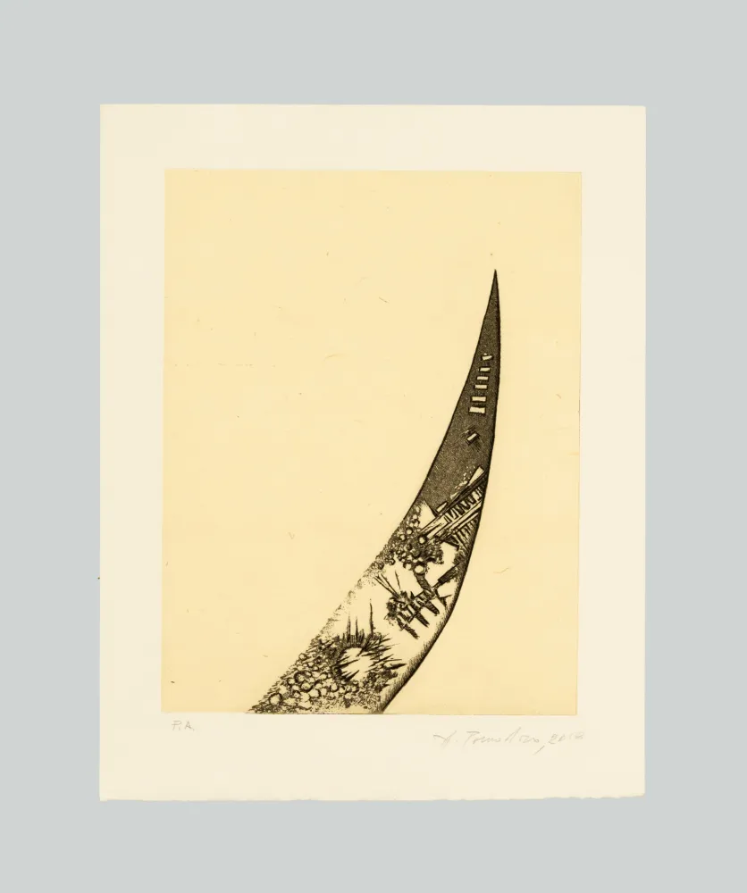 版画 Pomodoro - Untitled