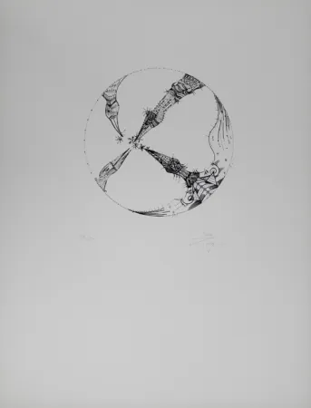 石版画 Ponç - 4 pájaros (4 Birds)