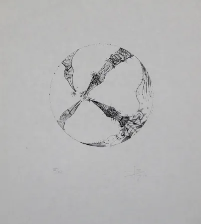 石版画 Ponç - 4 pájaros (4 Birds)