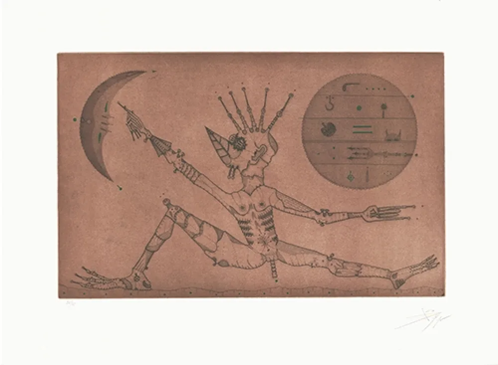 蚀刻飞尘法 Ponç - Entre dues llunes