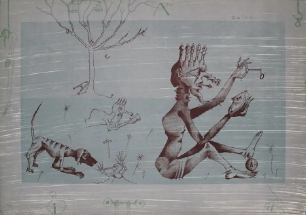 石版画 Ponç - Gos-1 / Dog-1