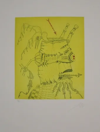 蚀刻飞尘法 Ponç - Homenaje a Dürer