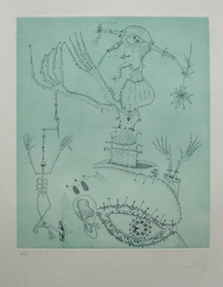 蚀刻飞尘法 Ponç - Hommage à Bruhegel