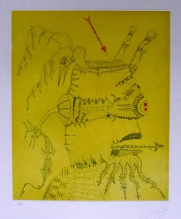 蚀刻飞尘法 Ponç - Hommage à Durer