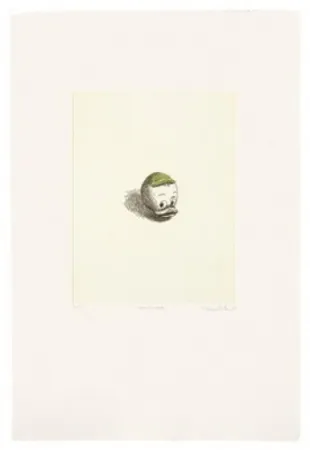 版画 Porter - Gorrito verde