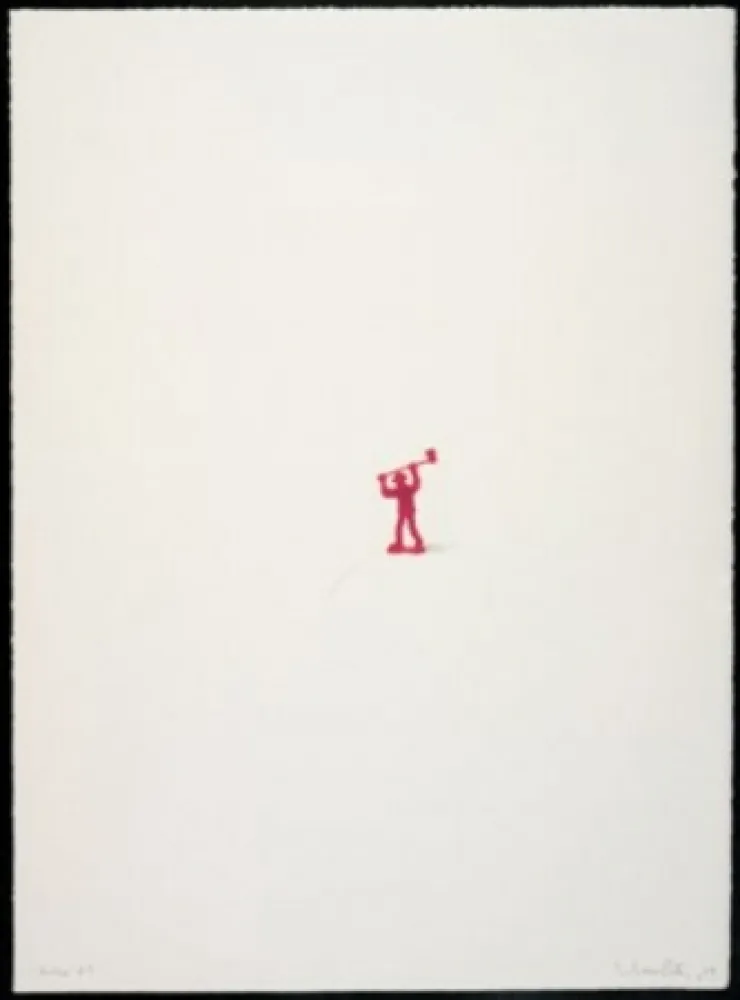 石版画 Porter - Hacha