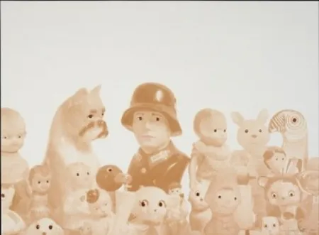 石版画 Porter - Sin título con nazi