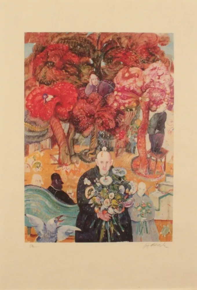 石版画 Possenti - SENZA TITOLO