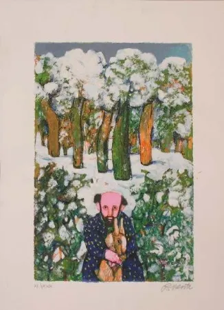 石版画 Possenti - SENZA TITOLO