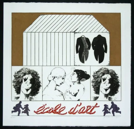 版画 Pozzati - Ecole d'art