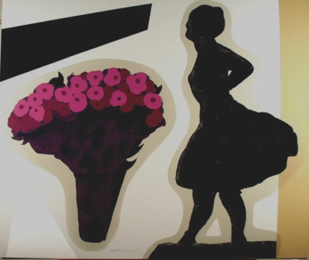 丝网印刷 Pozzati - Nello studio di Degas