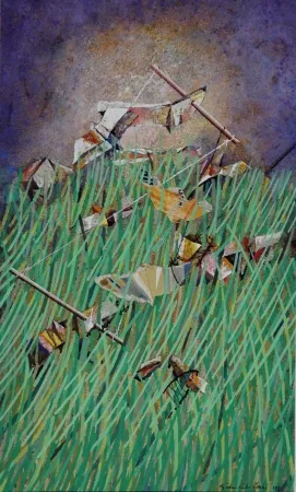 无技术 Pozzi - Aeroplani nella siepe