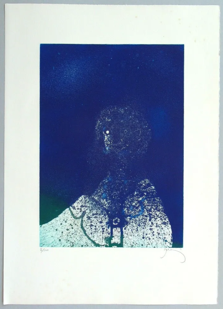 石版画 Prassinos - Hommage a Fellini