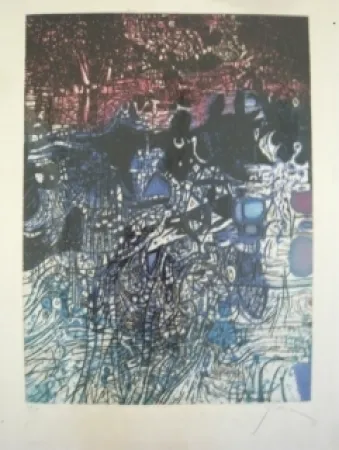 版画 Prassinos - Sans titre 2