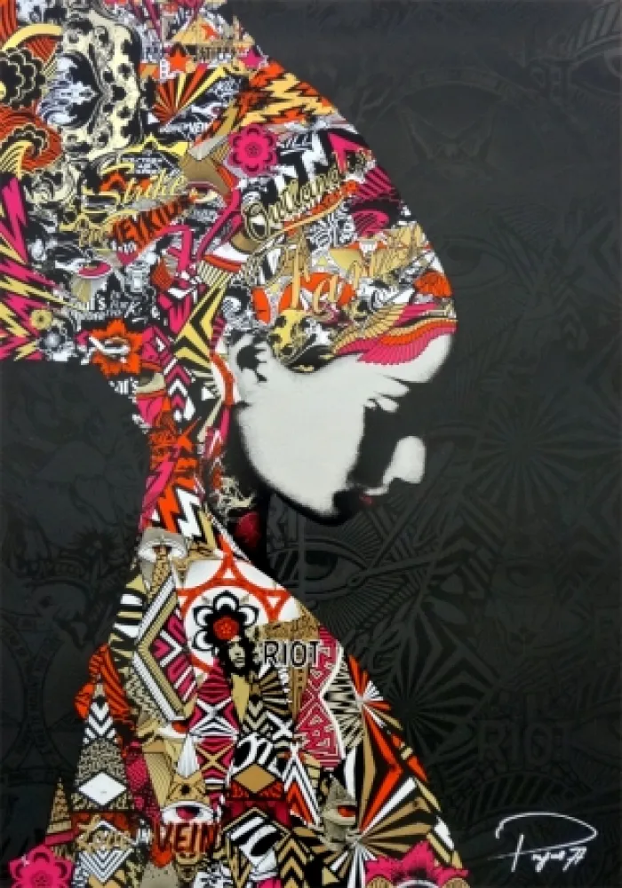 丝网印刷 Prefab77 - Oulandos D'amour - Black/Gold