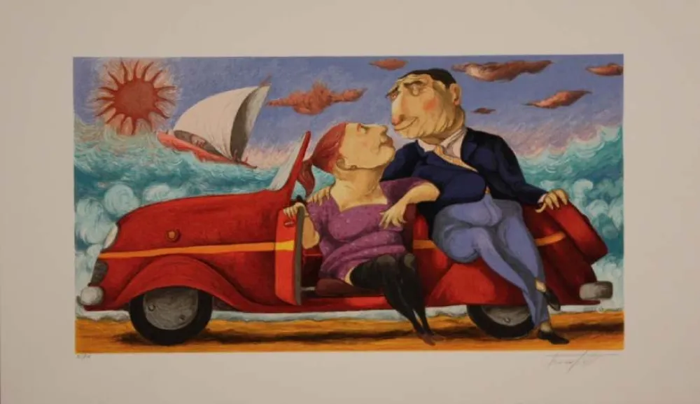 石版画 Procopio - SENZA TITOLO