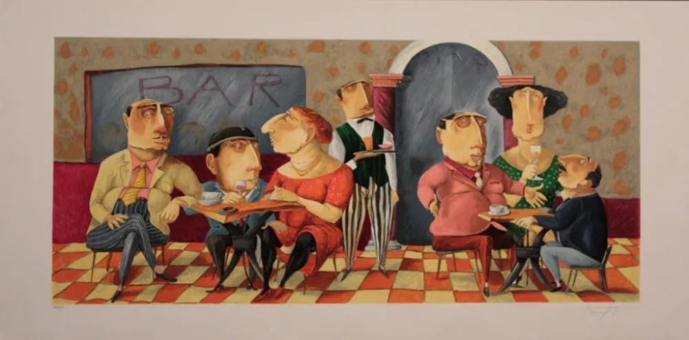 石版画 Procopio - SENZA TITOLO