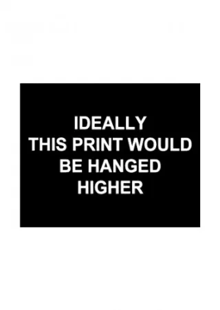 版画 Prouvost  - Ideally this print would be hanged higher