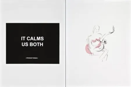 版画 Prouvost  - It calms us both 2