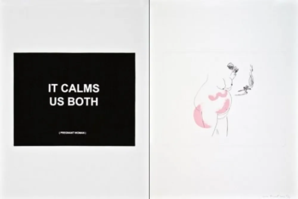 版画 Prouvost  - It calms us both 3