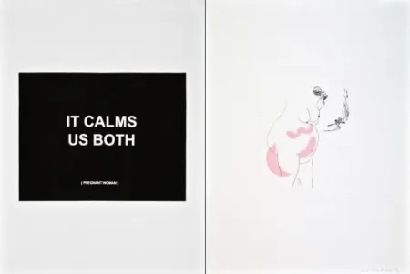 版画 Prouvost  - It calms us both 3