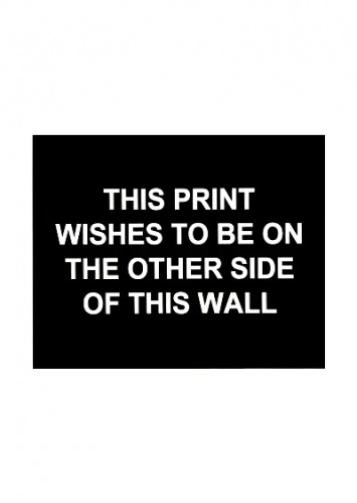 版画 Prouvost  - This print wished to be on the other side of this wall