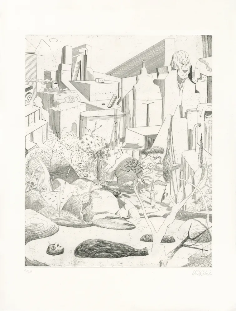 蚀刻版画 Prudhomme - Volare