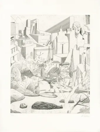 蚀刻版画 Prudhomme - Volare