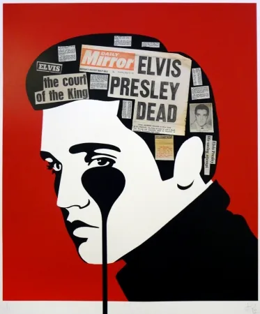 复数作品 Pure Evil - Pure Elvis handfinished - Presley is dead