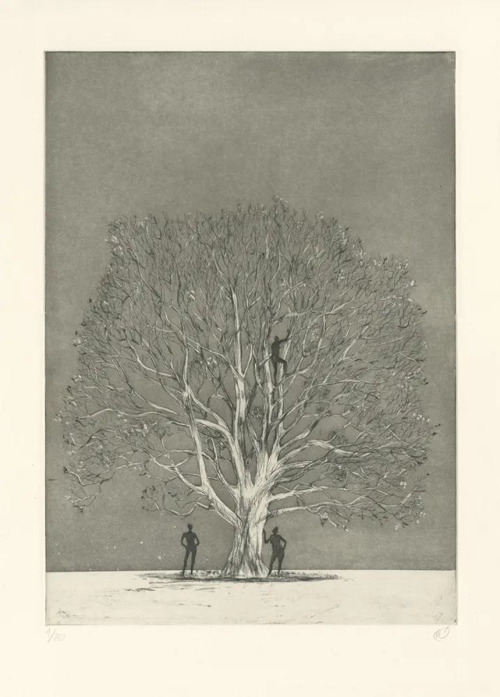 版画 Rabaté - Paysage dans le Désordre