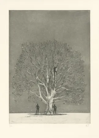 版画 Rabaté - Paysage dans le Désordre