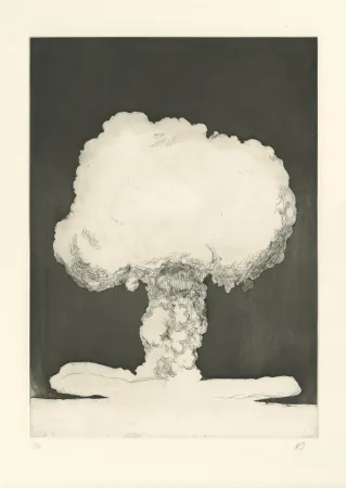 版画 Rabaté - Paysage dans le Désordre