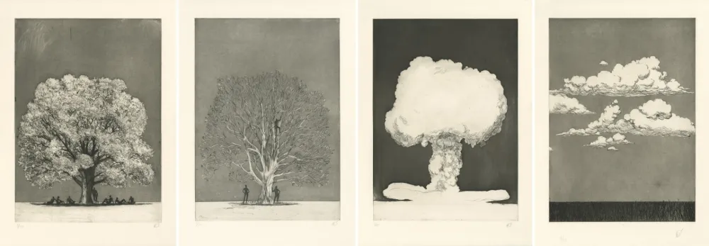 版画 Rabaté - Paysage dans le Désordre (Suite)