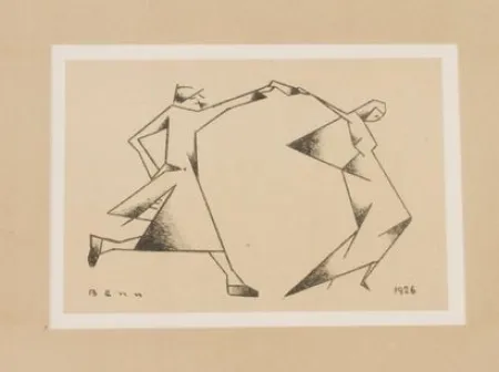石版画 Rabinowicz - Danses et mouvements. 12 lithographies originales.