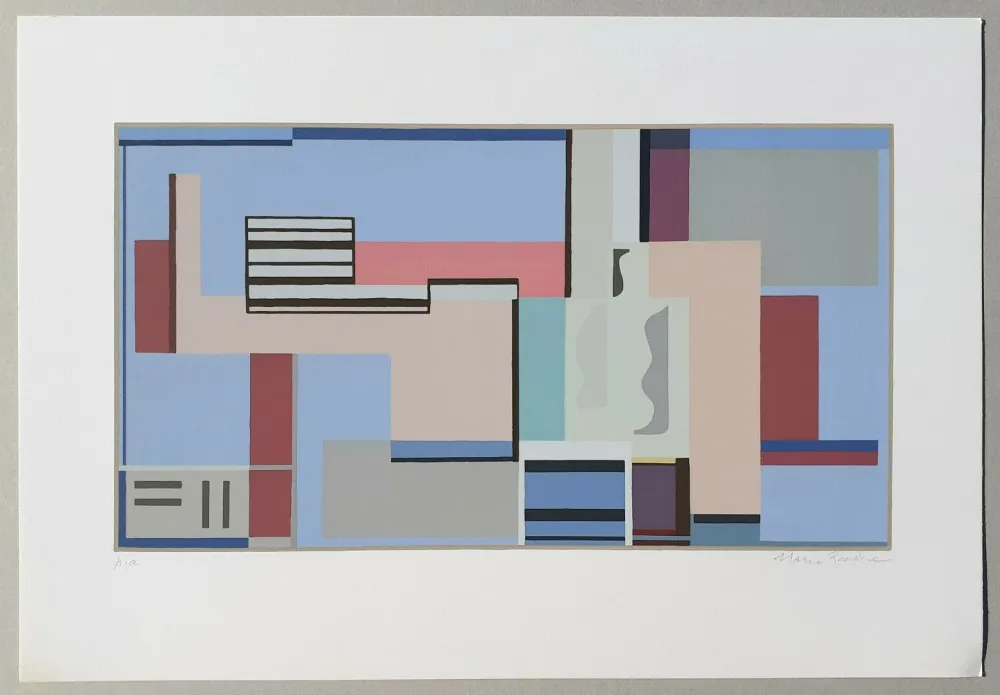 丝网印刷 Radice - Composizione Tav. 1