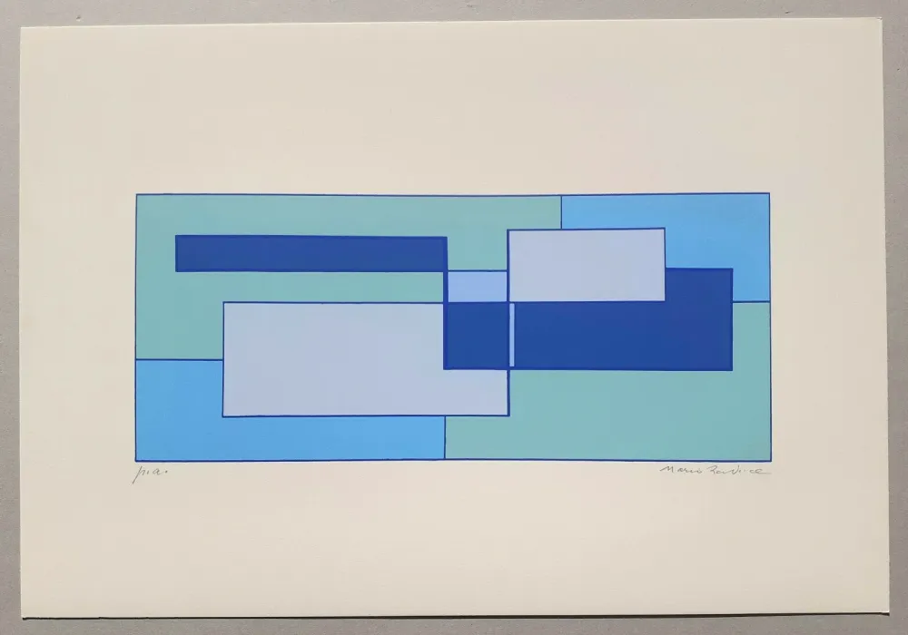 丝网印刷 Radice - Composizione Tav. 4