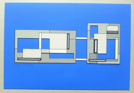 丝网印刷 Radice - Composizione Tav. 7