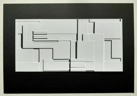 丝网印刷 Radice - Composizione Tav. 9
