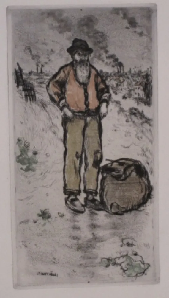 蚀刻飞尘法 Raffaelli - Le chiffonnier / The Ragman