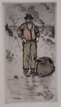 蚀刻飞尘法 Raffaelli - Le chiffonnier / The Ragman