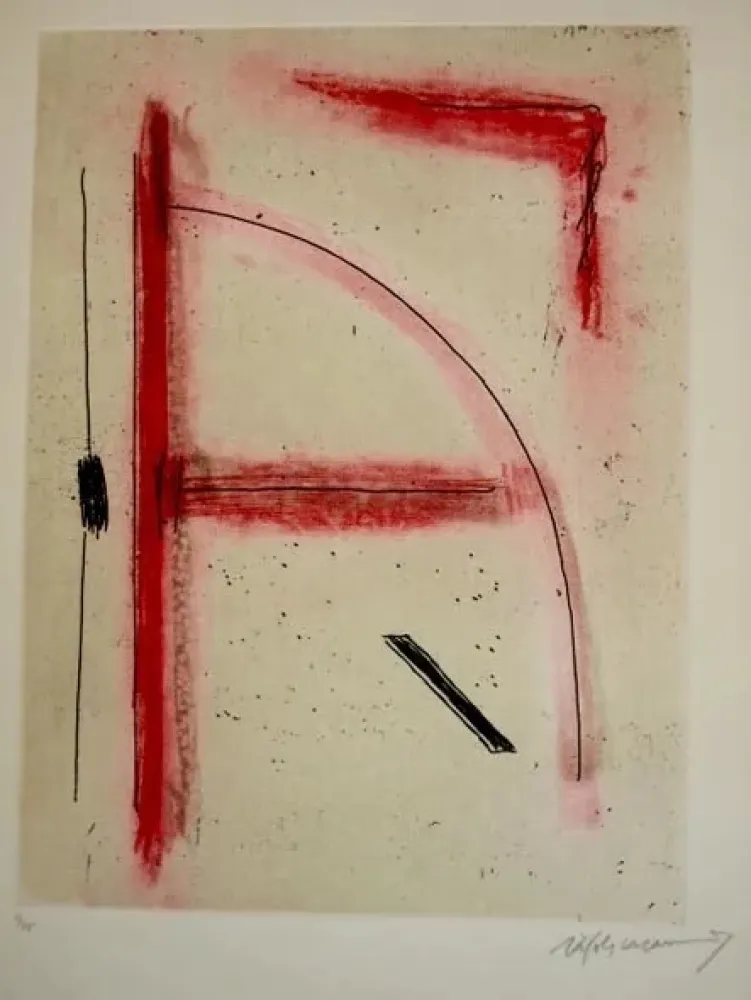 蚀刻版画 Ràfols Casamada - Abstract