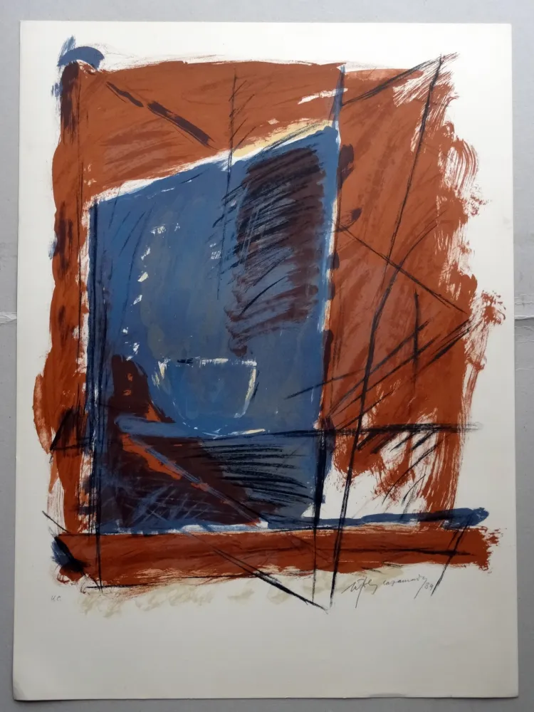 石版画 Ràfols Casamada - A.L. (avant la lettre) Barcelona 84