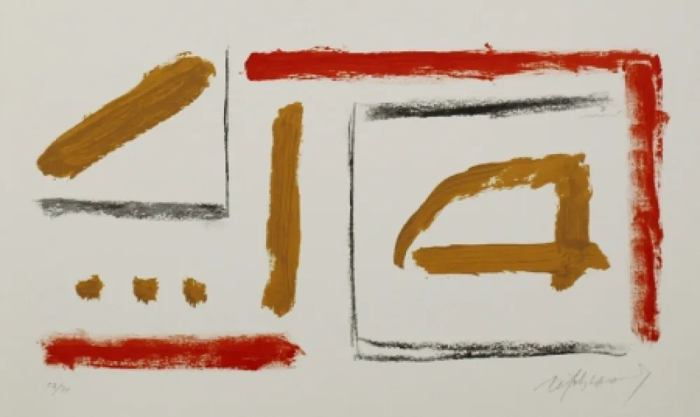 石版画 Ràfols Casamada - Coberta Catàleg