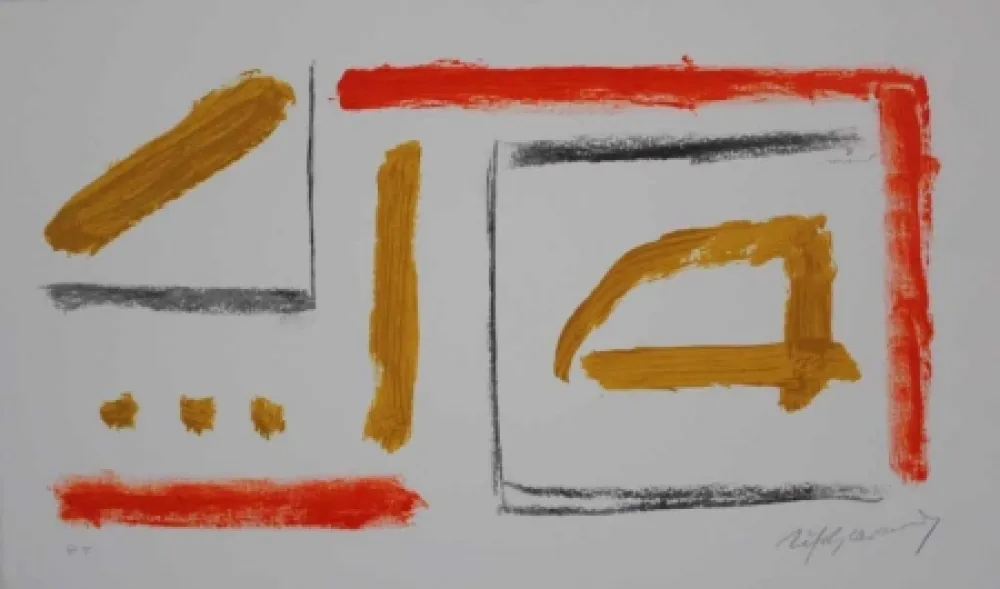 石版画 Ràfols Casamada - Coberta catàleg