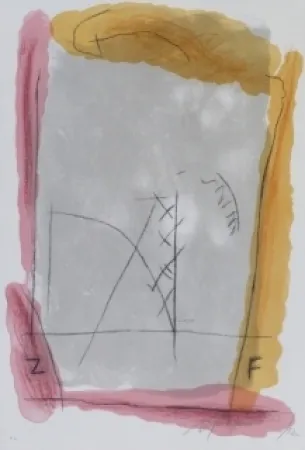 石版画 Ràfols Casamada - Composition 23