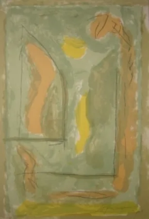 石版画 Ràfols Casamada - Composition 26