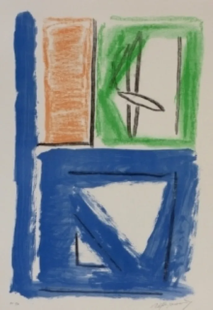 石版画 Ràfols Casamada - Composition 40