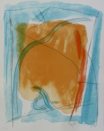 石版画 Ràfols Casamada - Composition 44