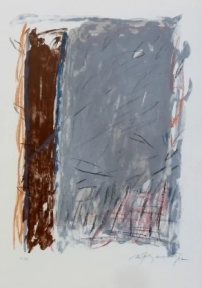 石版画 Ràfols Casamada - Composition 46